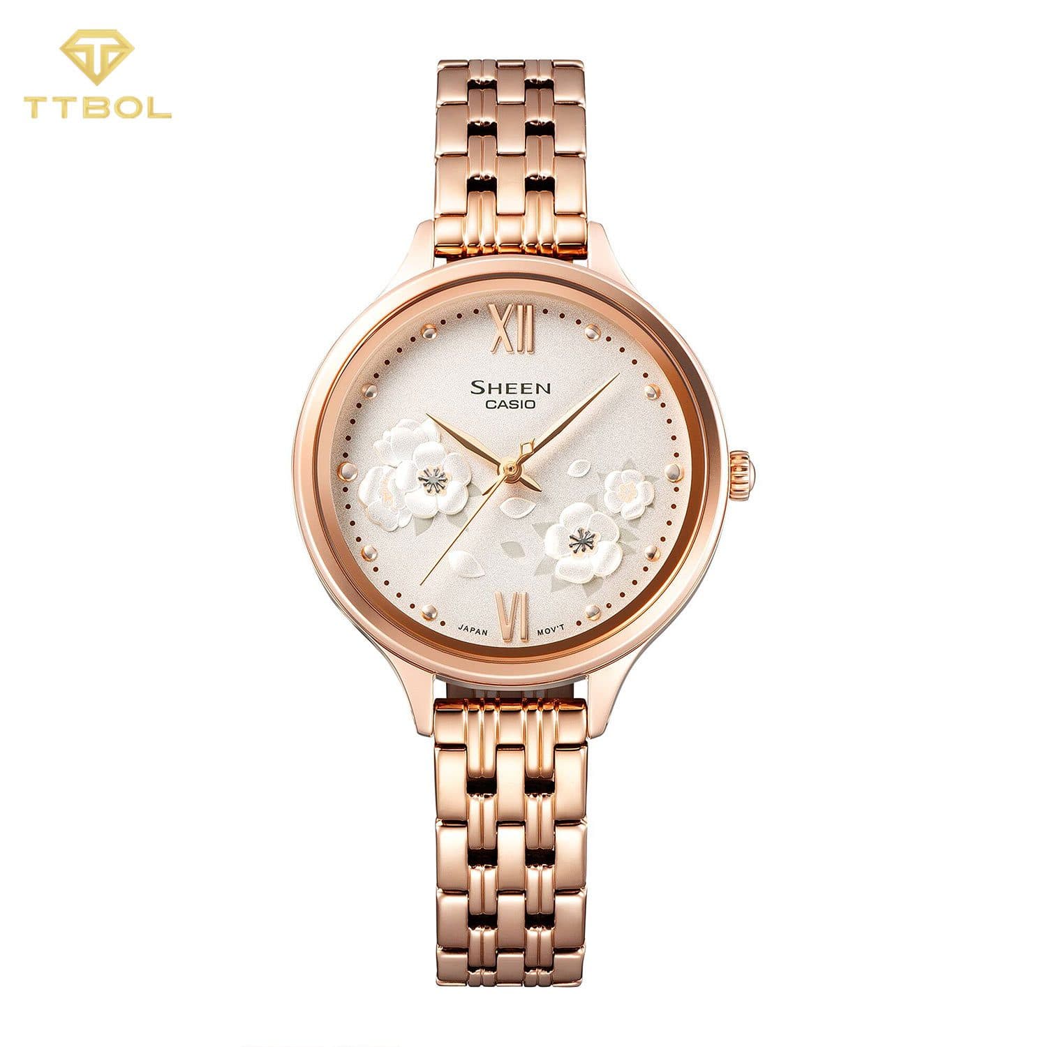 ساعت مچی زنانه کاسیو شین CASIO SHEEN SHE-4551PG-7A — تصویر ۳