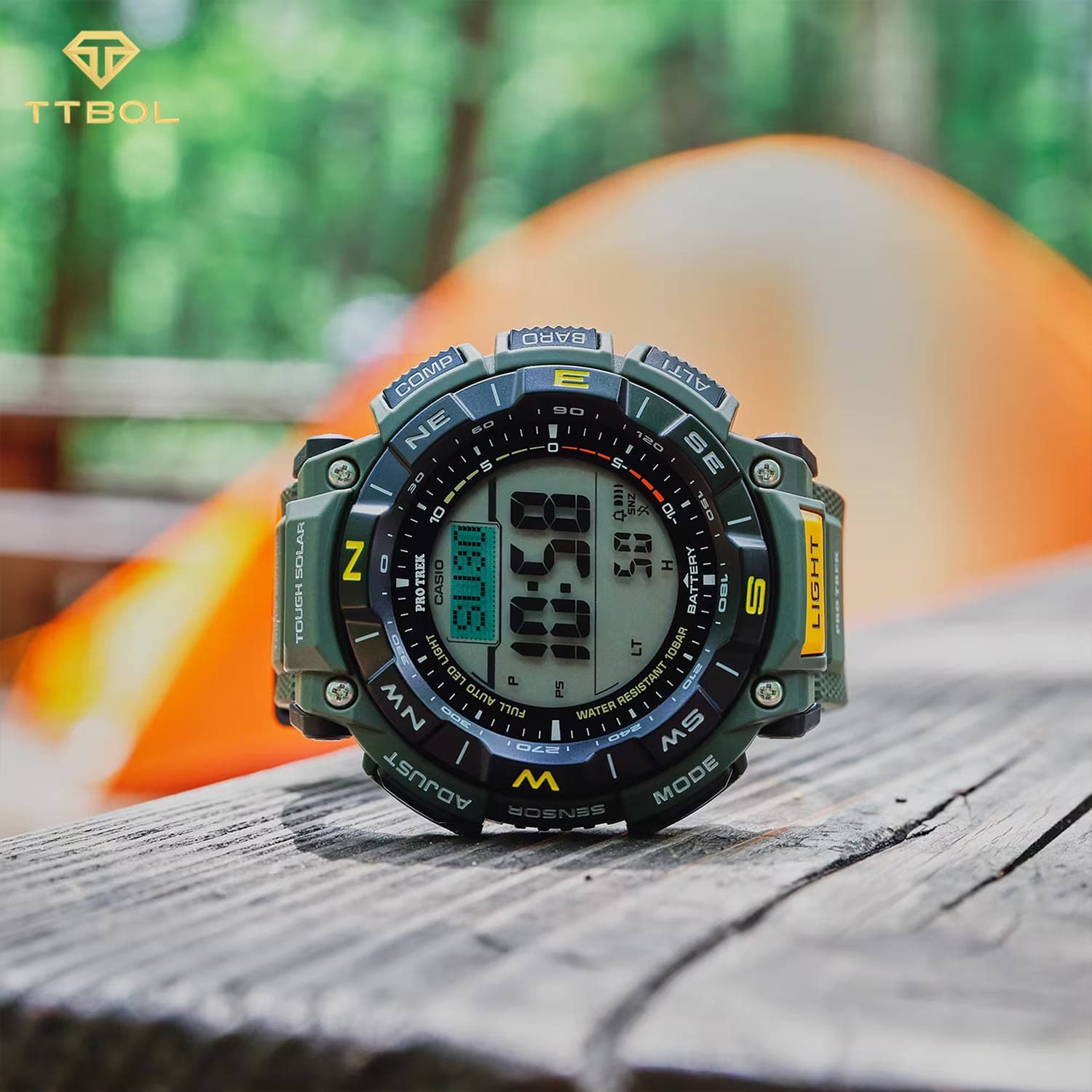 ساعت مچی مردانه کاسیو پرو ترک CASIO PRO TREK PRG-340-3 — تصویر ۳