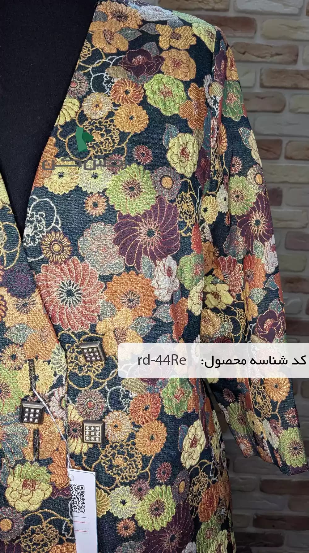 مانتو ژاکارد زنانه دست دوم — تصویر ۳