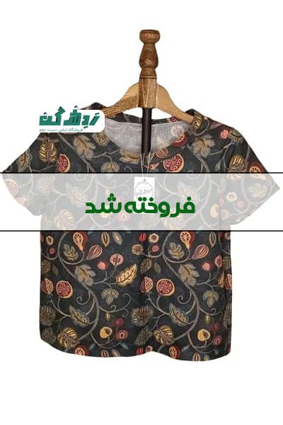 بلوز گلدار زنانه دست دوم