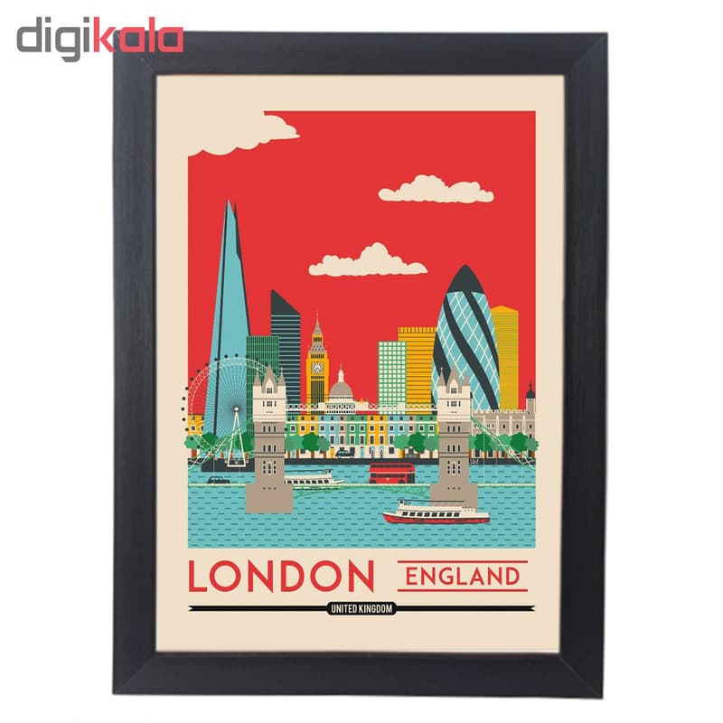 تابلو آگاپه مدل G101 طرح London — تصویر ۲