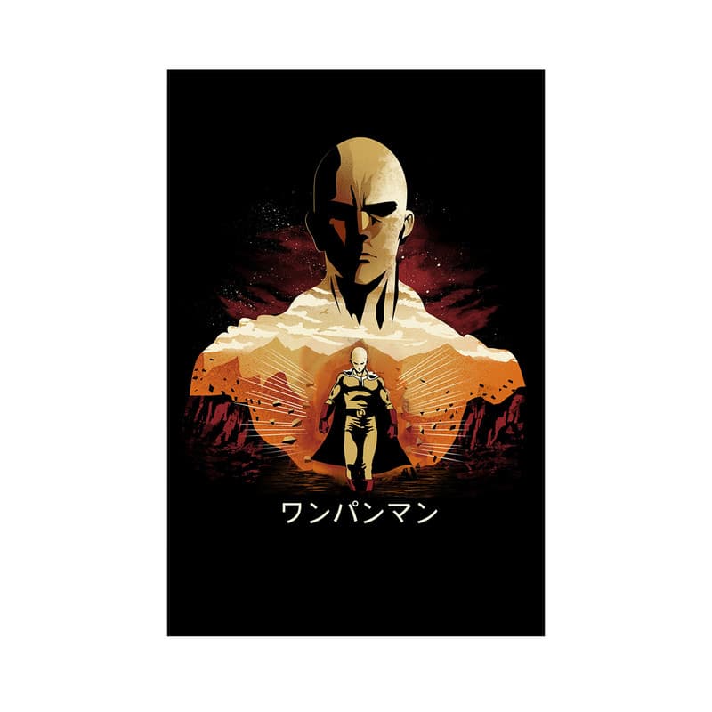 تابلو مدل سایتاما وان پانچ من 02 saitama one punch man — تصویر ۲