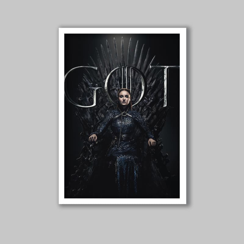 تابلو مدل سریال بازی تاج و تخت Game of thrones کد LA-G10252