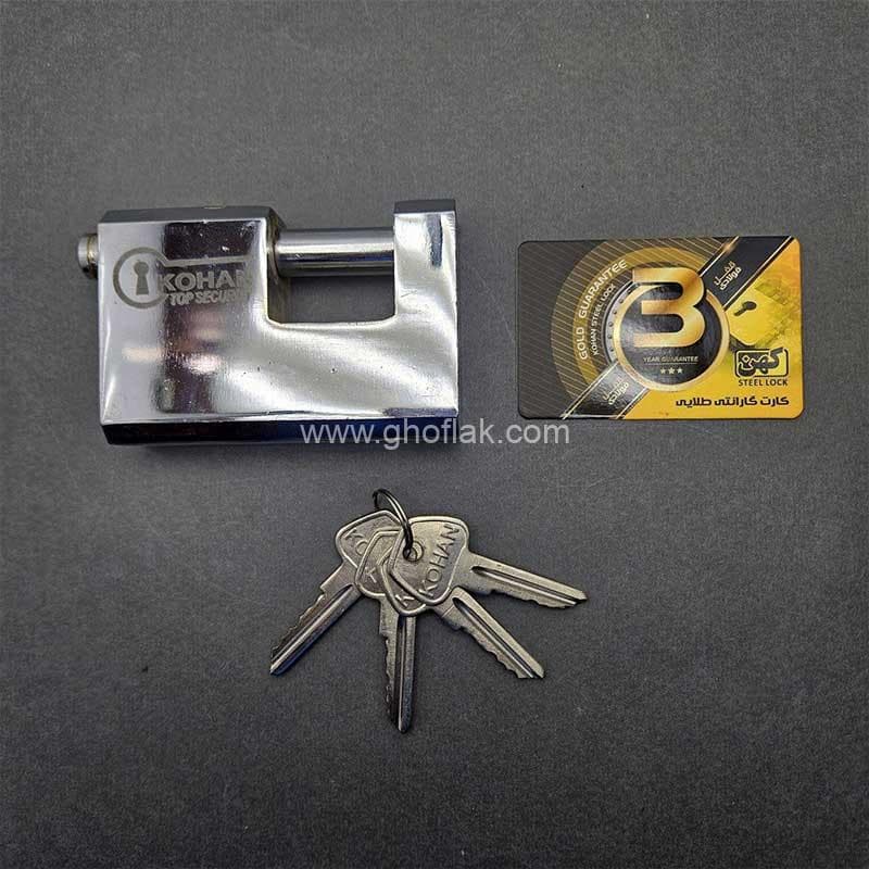 قفل کتابی کهن سایز 100 کلید دوشیار