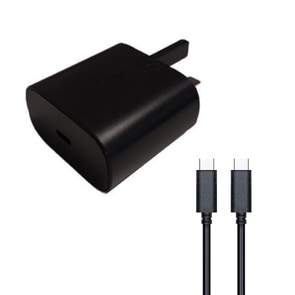 شارژر دیواری سامسونگ مدل EP-TA800 QC-3.0 به همراه کابل Type-C