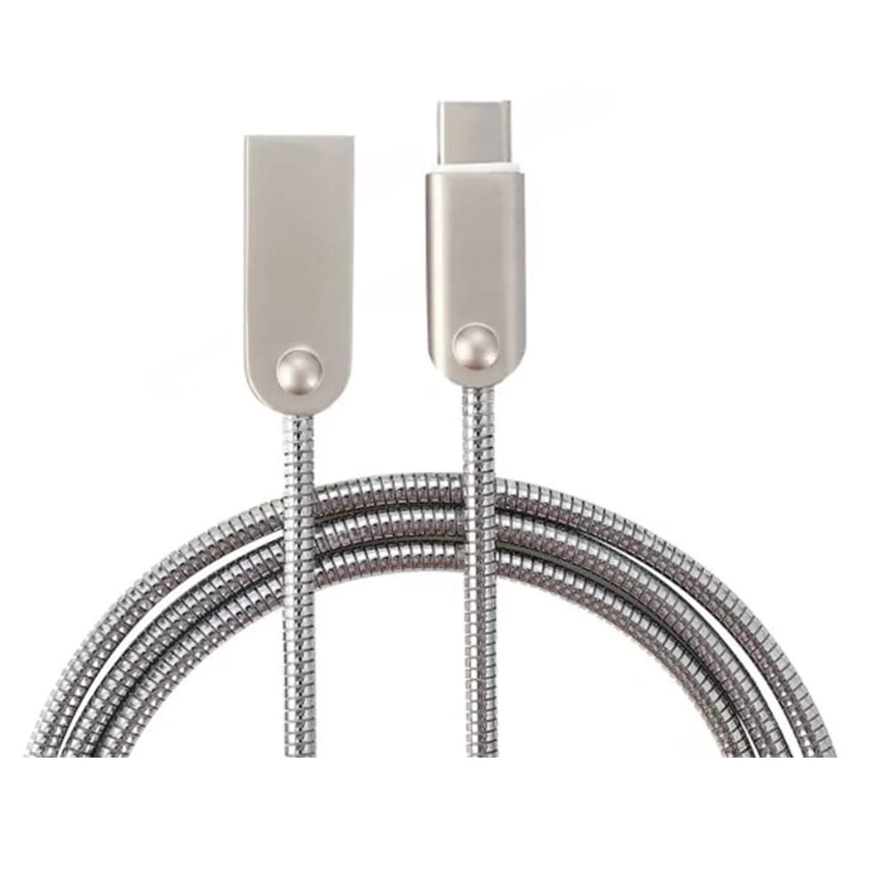 کابل Usb به Type-C فلزی با قابلیت فست شارژ