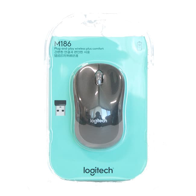 ماوس بی سیم لاجیتک مدل M186 W — تصویر ۲