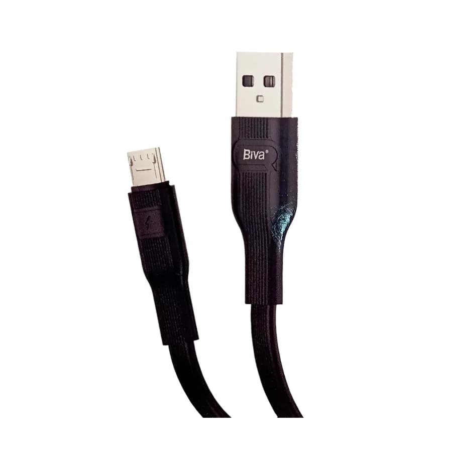 کابل USB به MicroUSB بیوا (Biva) مدل C-01T طول 1 متر — تصویر ۳