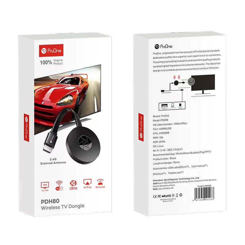 دانگل HDMI پرووان مدل PROONE PDH80 — تصویر ۲