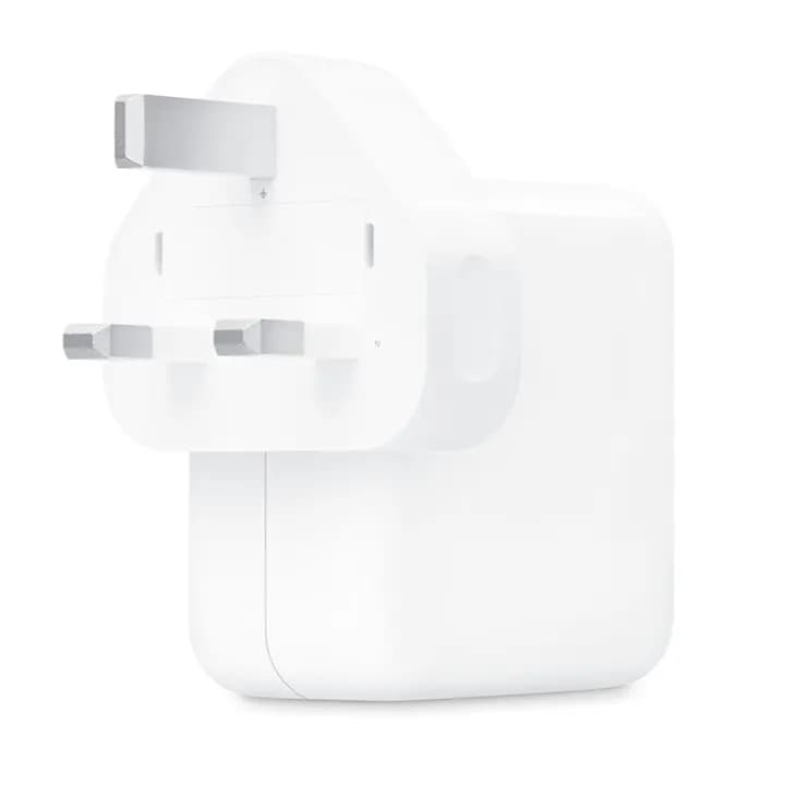 شارژر 35 وات اپل مدل Dual USB-C Port (اصل) سه شاخه — تصویر ۴