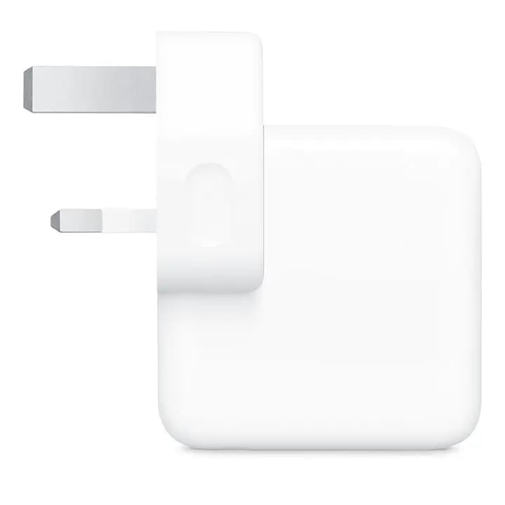 شارژر 35 وات اپل مدل Dual USB-C Port (اصل) سه شاخه — تصویر ۳