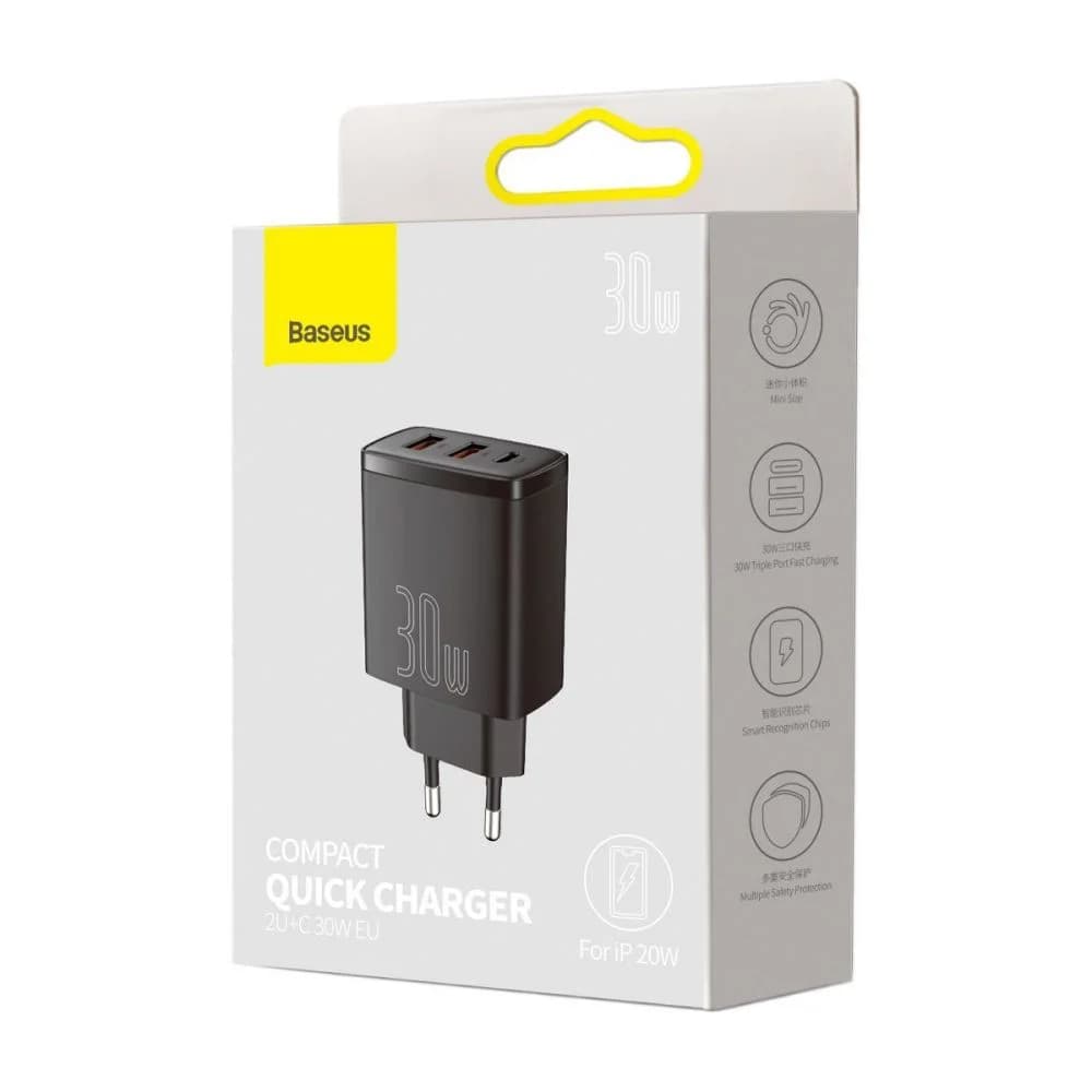 شارژر 30 وات باسئوس(بیسوس) Baseus ccxj-e01 فست شارژ — تصویر ۵