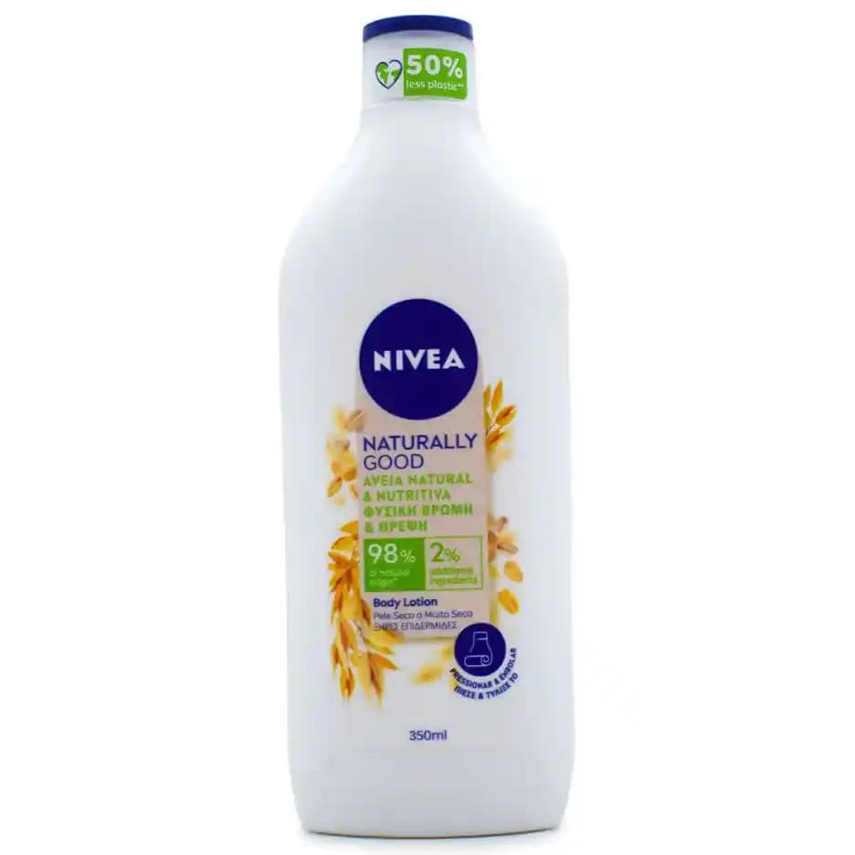 لوسیون بدن جو دوسر نیوا نچرالی گود 350 میل Nivea Naturally Good Oatmeal Body Lotion
