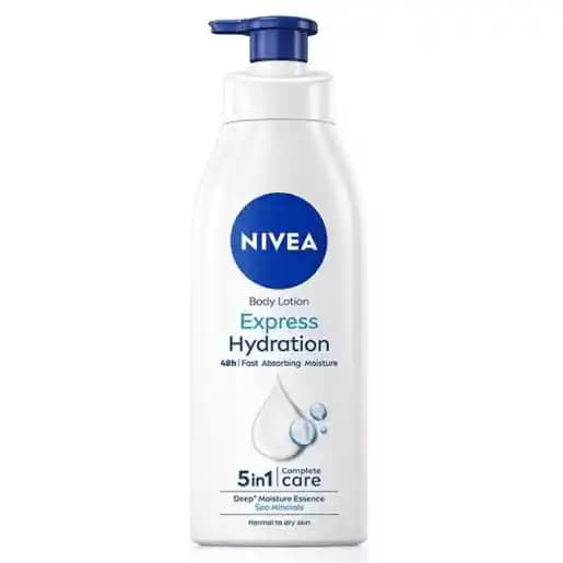 لوسیون بدن آبرسان عمیق نیوا اکسپرس هیدریشن 380 میل Nivea Express Hydration Body Lotion Deep Moisture Essence
