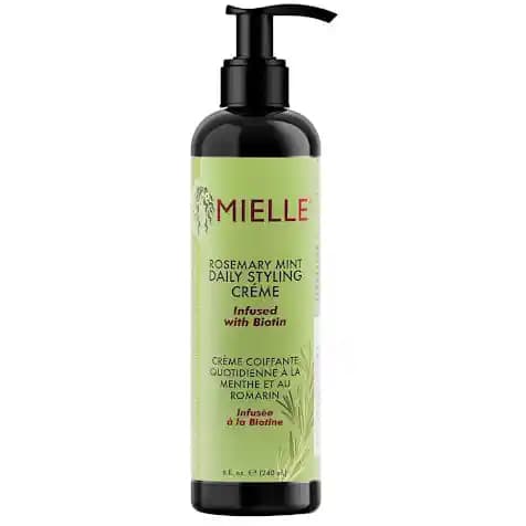 کرم حالت دهنده مو میله با رزماری و نعناع 240 میل MIELLE rosemary mint multi-vitamin daily styling creme
