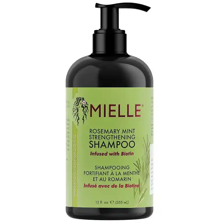شامپو ارگانیک تقویت کننده مو با رزماری و نعناع میله 355 میل Mielle Organics Rosemary Mint Strengthening Shampoo