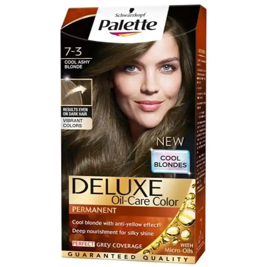 کیت رنگ مو پالت شماره 3-7 (قهوه ای دودی) Palette Deluxe Essiz Yag Bakimi Sac Boyası Kullu Yogun Kumral