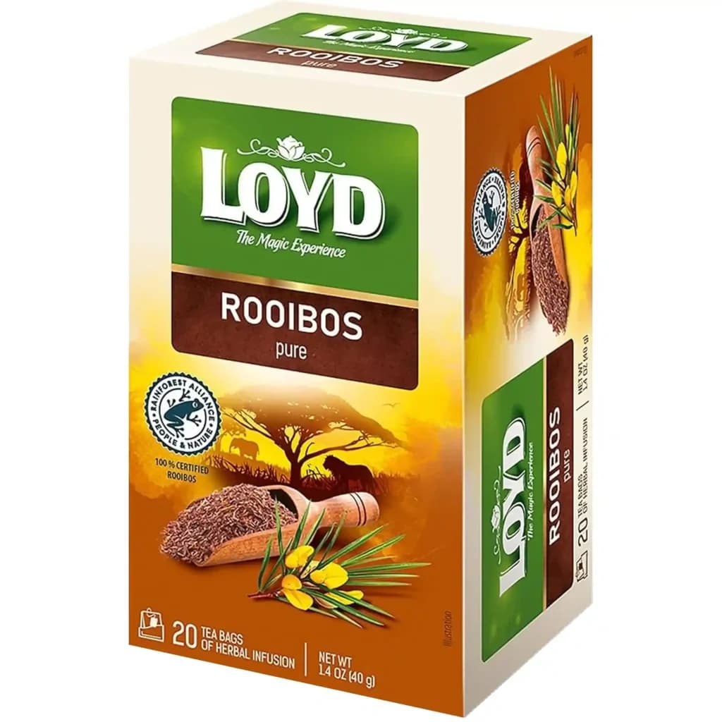 چای (دمنوش) رویبوس خالص لوید 20 عددی Loyd Rooibos Pure