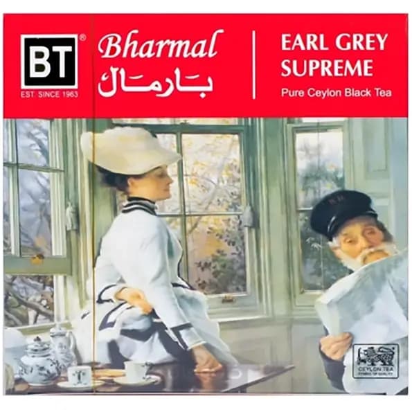چای کیسه ای (تی بگ) بارمال ارل گری 50 عددی Bharmal Earl Grey Supreme Tea