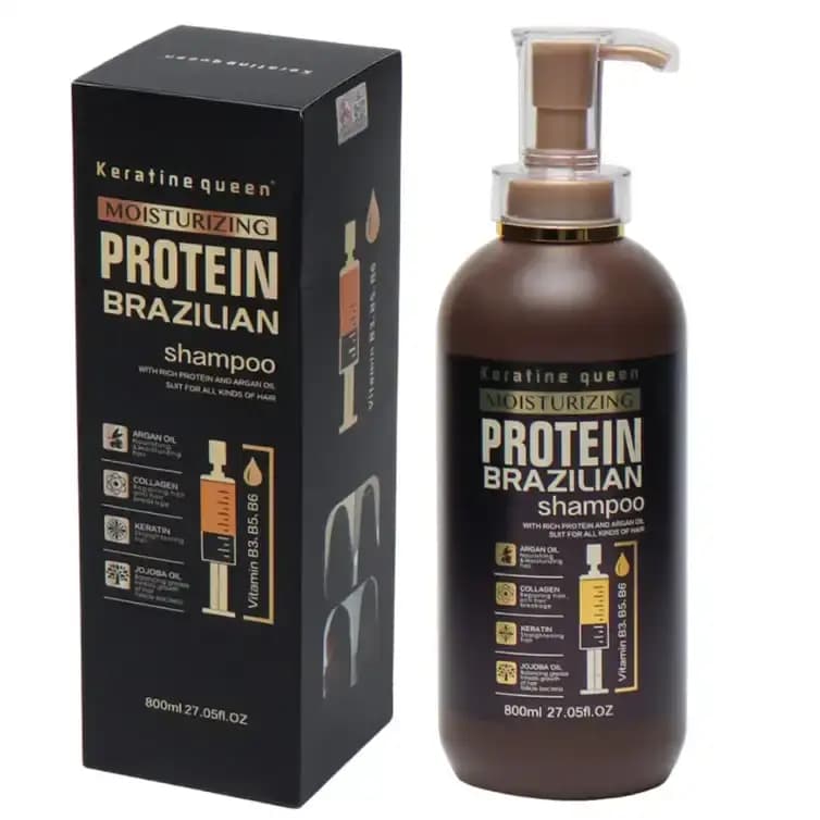 شامپو آبرسان پروتئین برزیلی پروتئین کوئین 800 میل Protein Brazilian Moisturizing