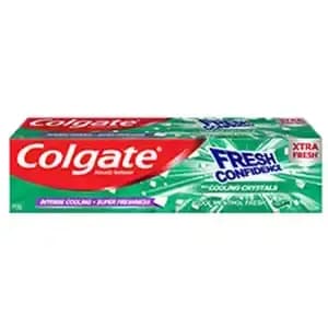 خمیردندان کولگیت فرش کانفیدنس نعنایی حاوی کریستالهای خنک کننده 125گرم Colgate Fresh Confidence Cool Menthol Fresh Toothpaste
