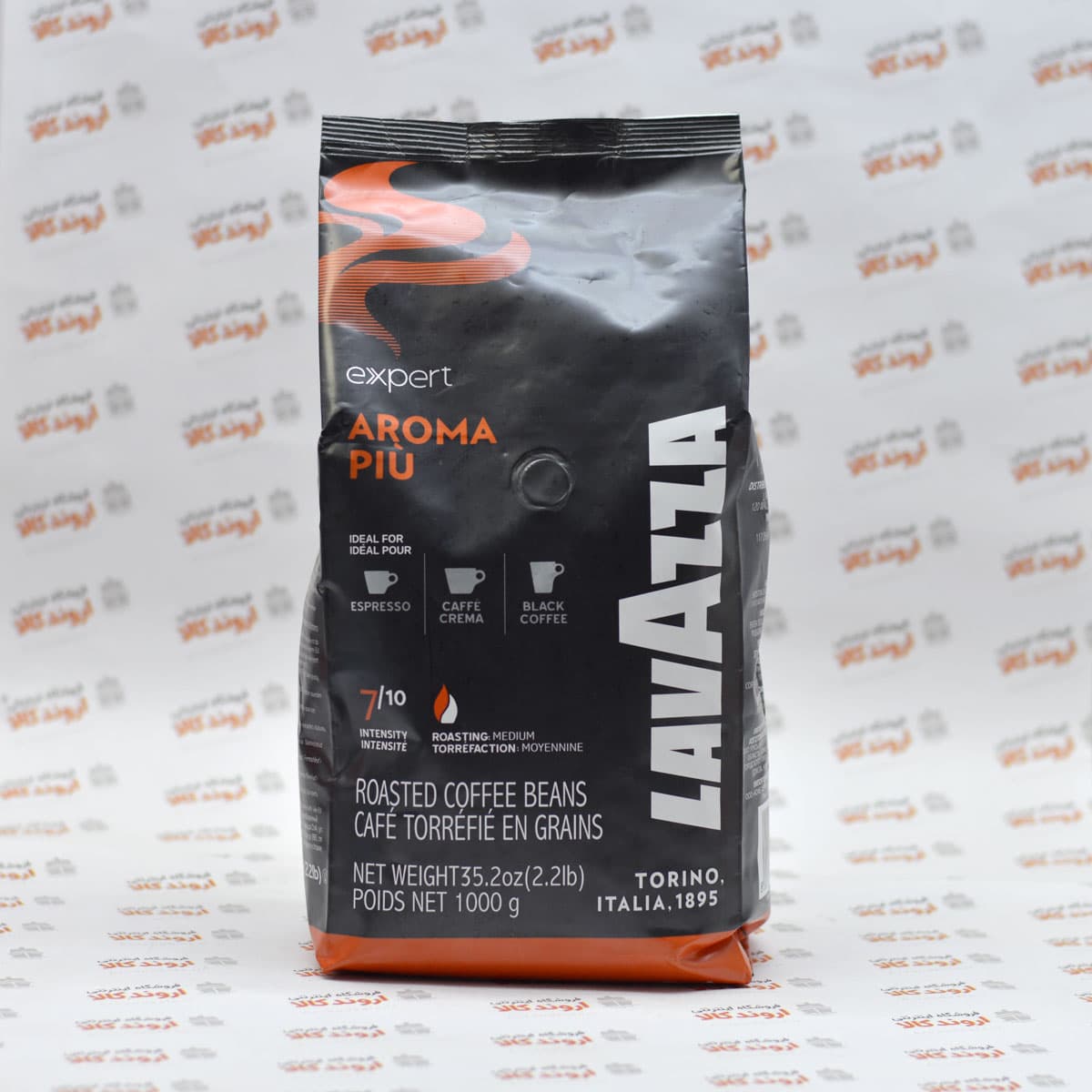 دانه قهوه لاوازا اکسپرت آروما پیو 1 کیلویی Lavazza Expert Aroma Piu — تصویر ۲
