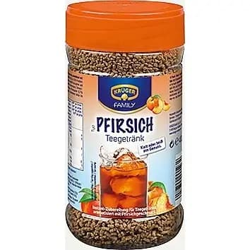 پودر چای فوری هلو کروگر (سرد و گرم) 400گرم Kruger Fruchtezauber Pfirsich Teegetrank