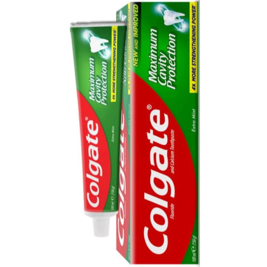 خمیر دندان کلگیت ضد پوسیدگی قوی حاوی فلوراید و کلسیم 100میل Colgate Maximum Cavity Protection
