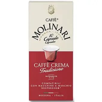 کپسول قهوه نسپرسو مولیناری قرمز 10 عددی Capsules Coffee Molinari Caffe Crema Tradizione (Nespresso)