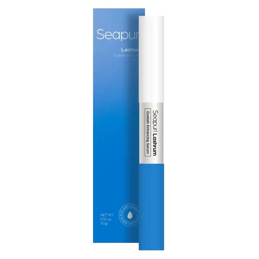 سرم تقویت مژه و ابرو سی پوری ترمیم‌کننده و ضدحساسیت 10 گرم Seapuri Lashrum Eyelash Enhancing Serum