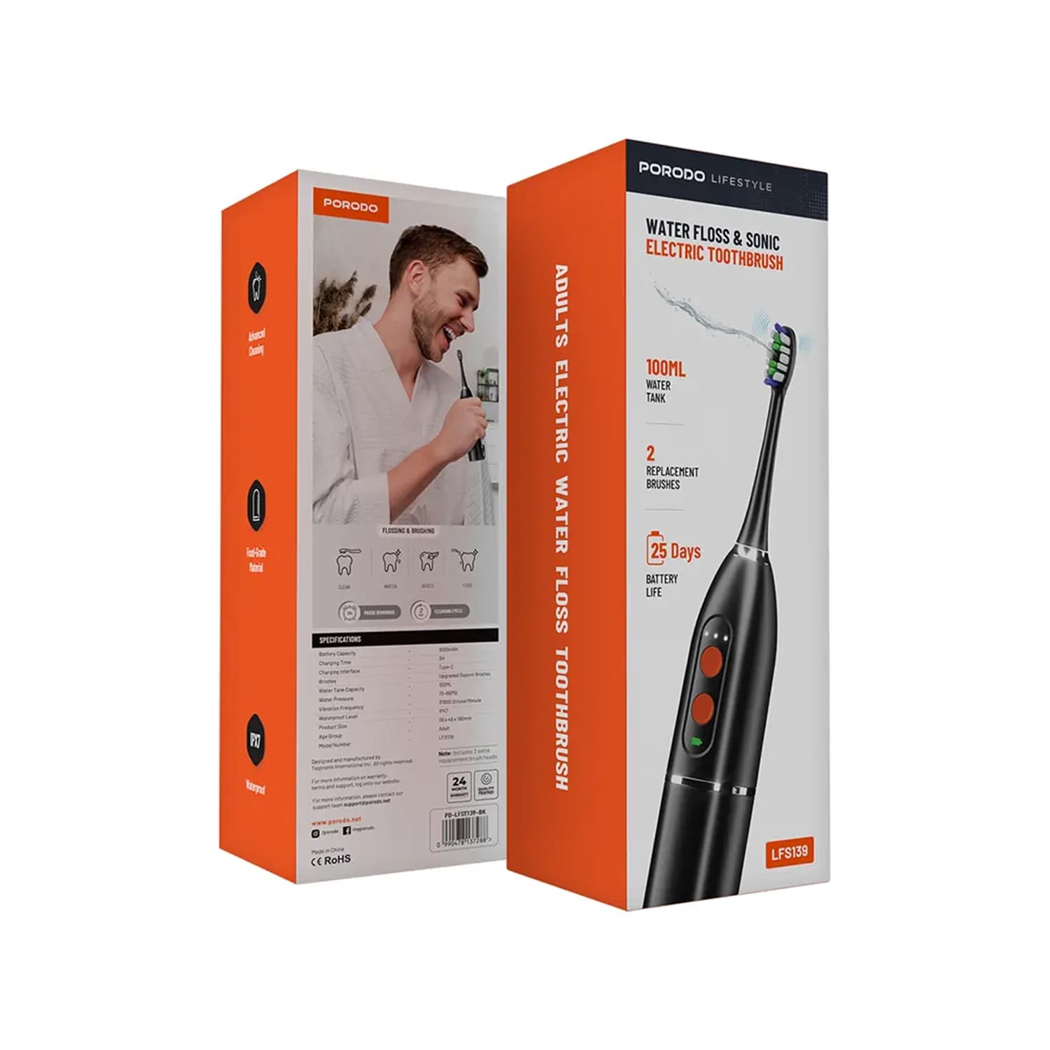 مسواک برقی سونیک پرودو Lifestyle Water Floss — تصویر ۲