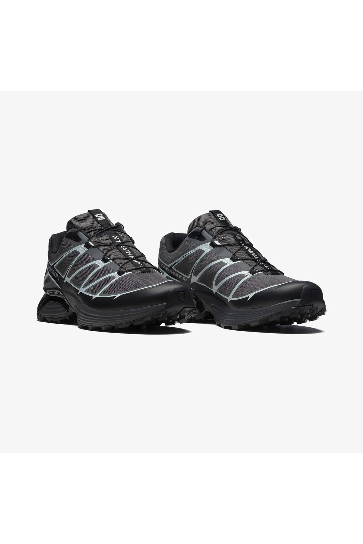 کفش اسنیکر سالومون زنانه منسوجات مشکی رنگارنگ کژوال/روزمره | Salomon L47808000 VN — تصویر ۲