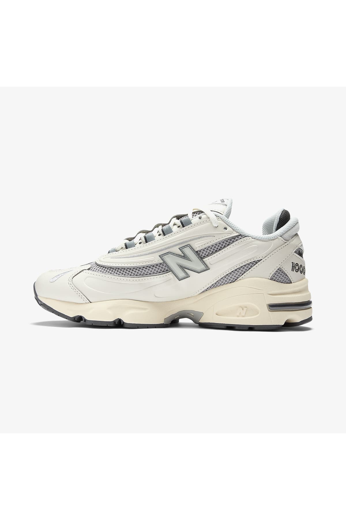 کفش اسنیکر نیو بالانس زنانه پلی اورتان سفید بیسیک راسته Trend / ترند | New Balance M1000MEWW AZ — تصویر ۳