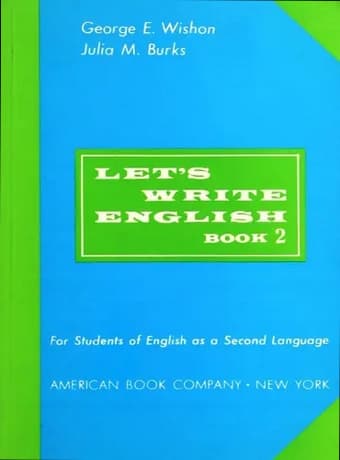 Let’s write English 2
