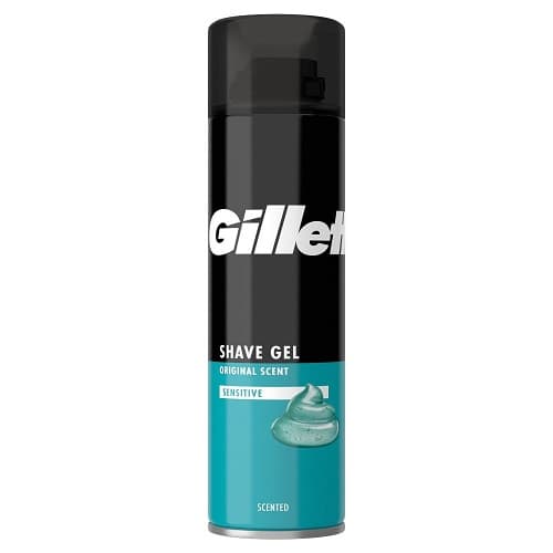 ژیلت ژل اصلاح پوست حساس ORIGINAL SCENT SENSITIVE حجم 200 میل