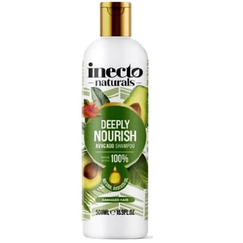 اینکتو شامپو مغذی روغن آووکادو موی آسیب ديده DEEPLY NOURISH AVOCADO OIL حجم 500 میل