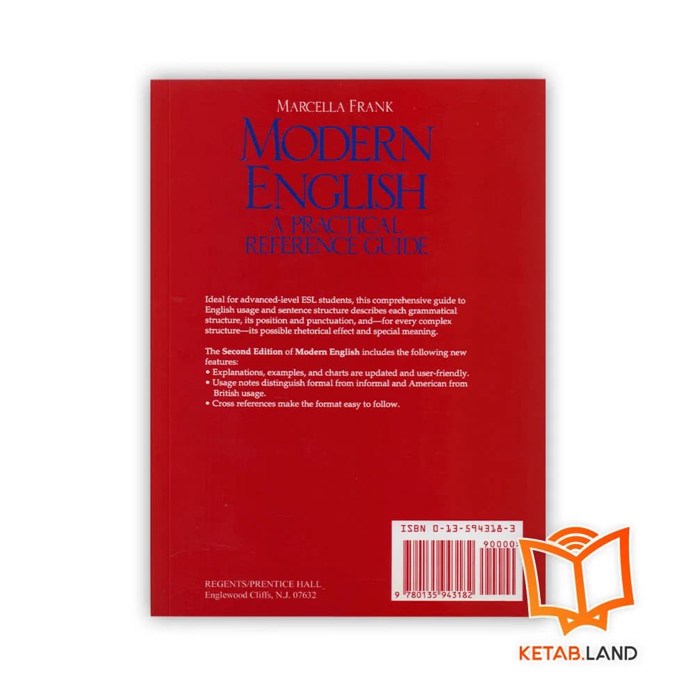 کتاب Modern English A Practical Reference Guide — تصویر ۲