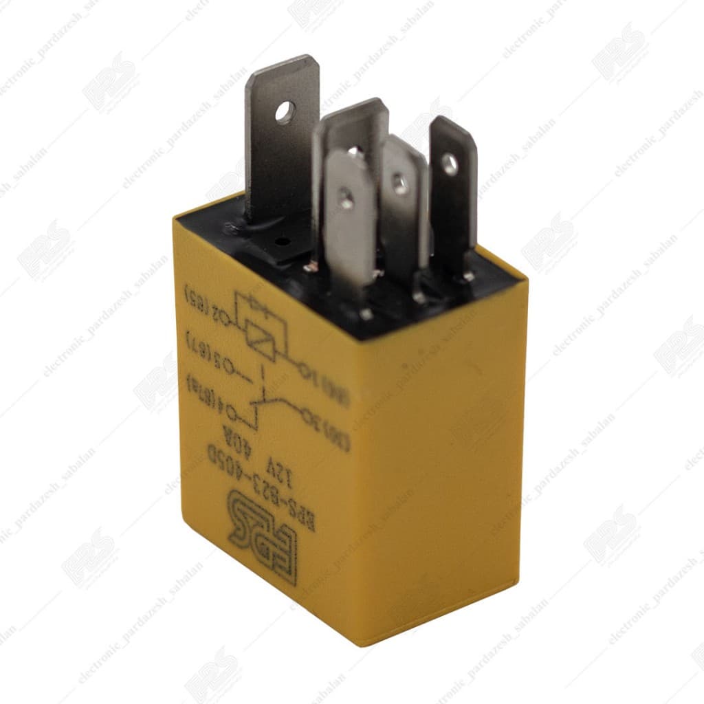 میکرو رله 40 آمپر 5 پایه دیودی TN29624310 سازه گستر الکترونیک پردازش سبلان (EPS)