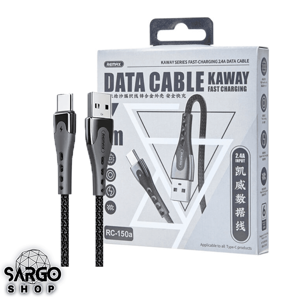 کابل تبدیل USB به USB-C ریمکس مدل RC-150a طول ۱متر