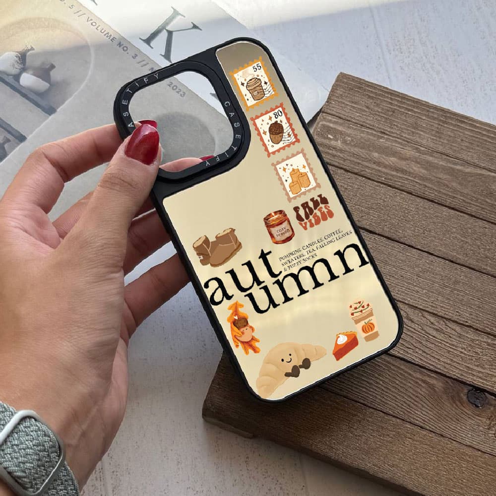 قاب آینه ای چاپی سفارشی (کد 0490) مدل پاییز – autumn مناسب برای گوشی موبایل شیائومی ردمی Xiaomi Redmi Note 8 / Note 8 Pro / Note 9S / Note 9 Pro / Note 10 Pro / Note 10 Pro Max / Note 11S / Note — تصویر ۳