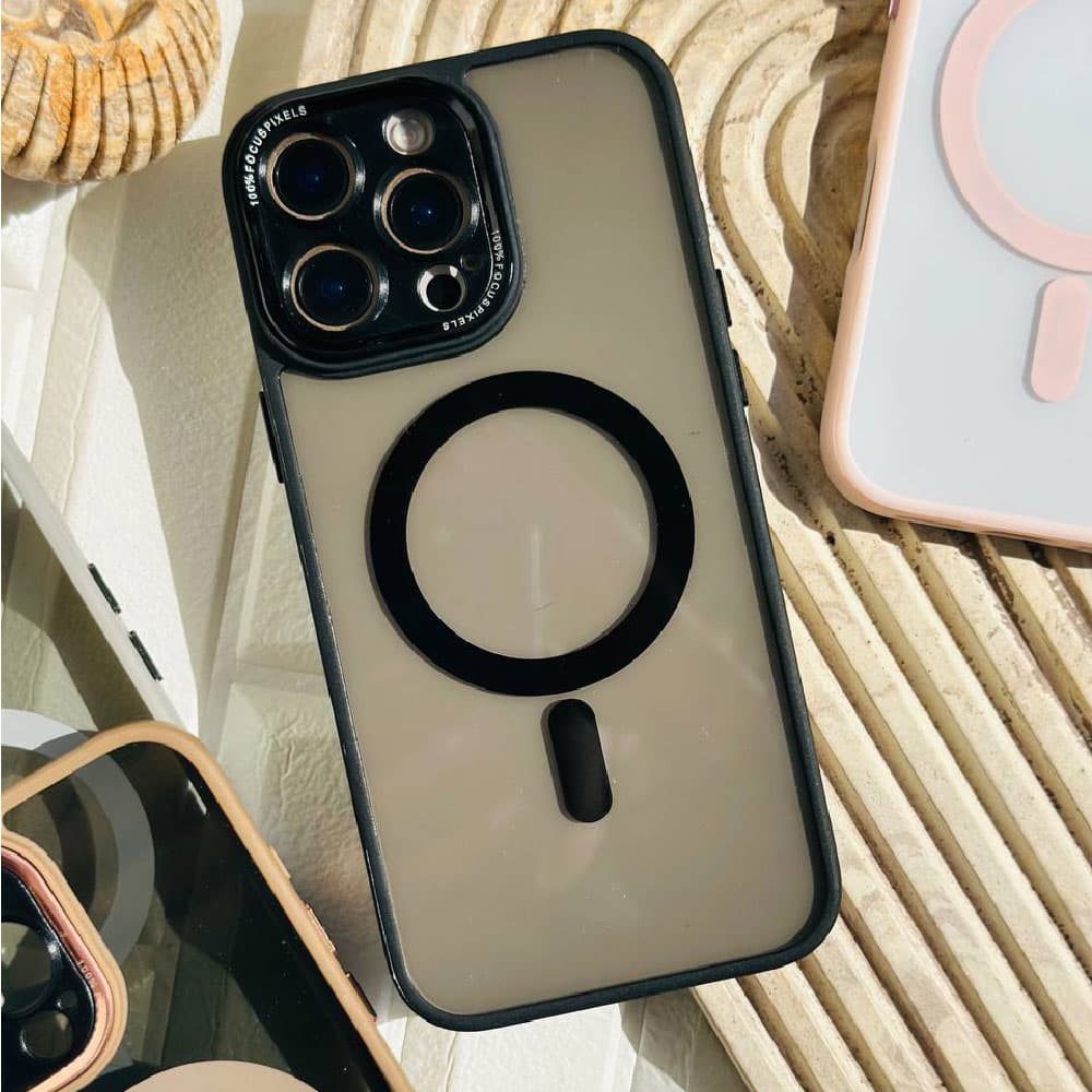 قاب مگسیف دودی مناسب برای گوشی موبایل شیائومی ردمی Xiaomi Redmi Note 14 4G / Note 14 Pro 4G