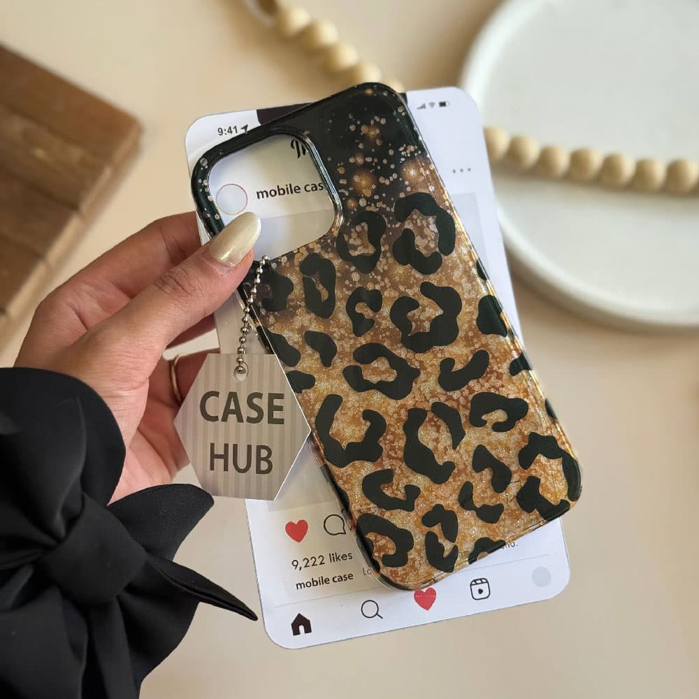 قاب شاینی پلنگی مدل Shiny Leopard مناسب برای گوشی موبایل اپل آیفون Apple iPhone 11 / 12 / 12 Pro / 12 Pro Max / 13 / 13 Pro / 13 Pro Max / 14 Pro / 14 Pro Max / 15 / 15 Pro / 15 Pro Max / 16 / 16 Pro