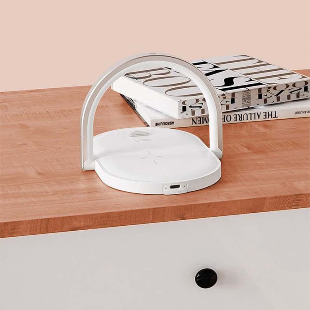 استند شارژر وایرلس و چراغ خواب Recci مدل RLS-L15