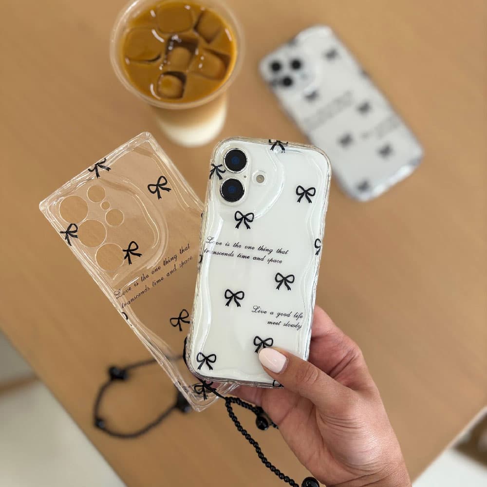 قاب یخی پاپیون مشکی مناسب برای گوشی موبایل اپل آیفون Apple iPhone 13 / 13 Pro / 13 Pro Max / 15 Pro Max / 16 / 16 Pro / 16 Pro Max — تصویر ۳
