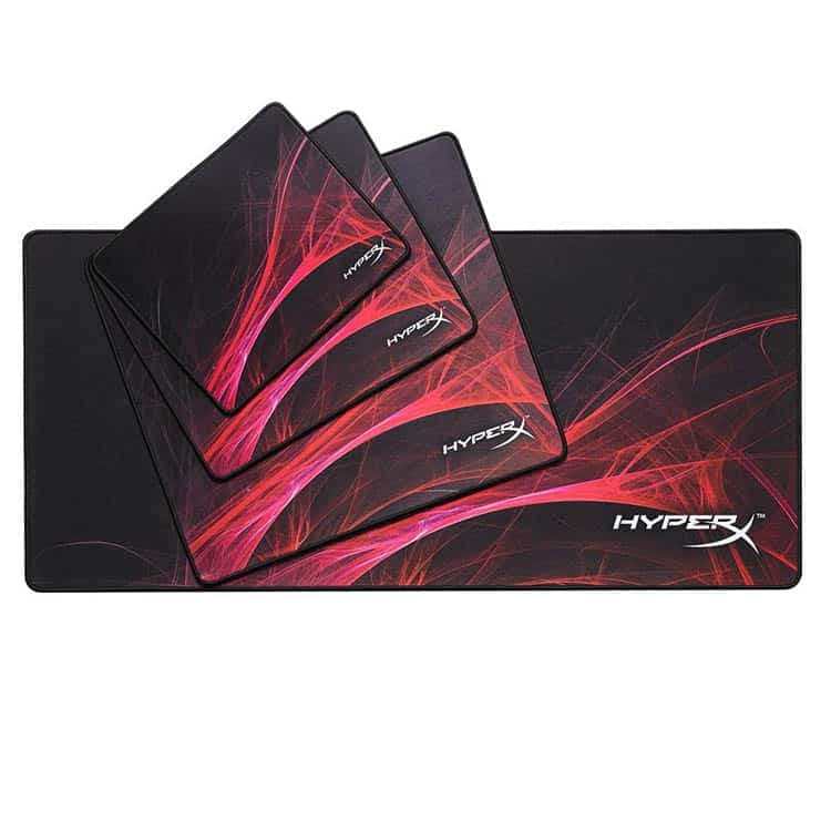 موس پد HyperX FURY S Speed Edition Pro – سایز XL – قرمز/مشکی — تصویر ۳