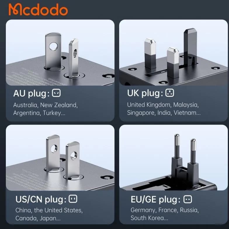 شارژر دیواری و مبدل برق مک دودو Mcdodo CP-4120 توان 10 وات — تصویر ۳