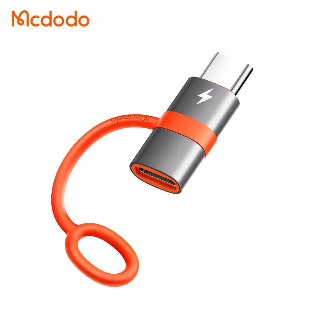 تبدیل OTG تایپ سی به لایتنینگ مک دودو Mcdodo OT-5530 Silicone Hook توان 60 وات — تصویر ۵