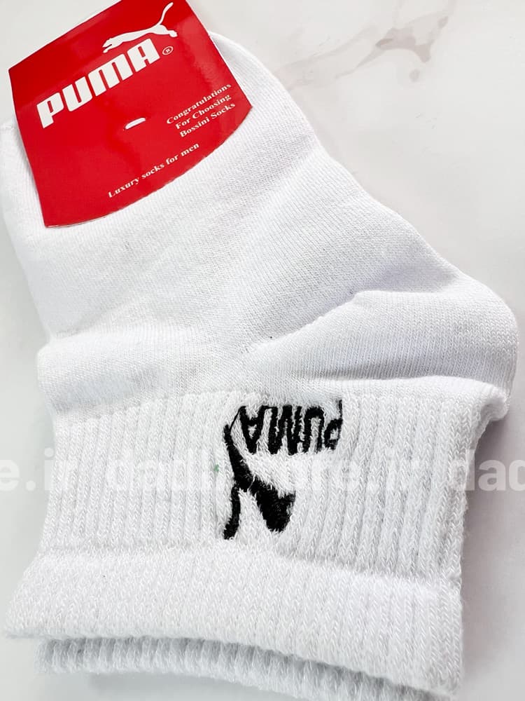 جوراب مچی نخ پنبه طرح Puma — تصویر ۲