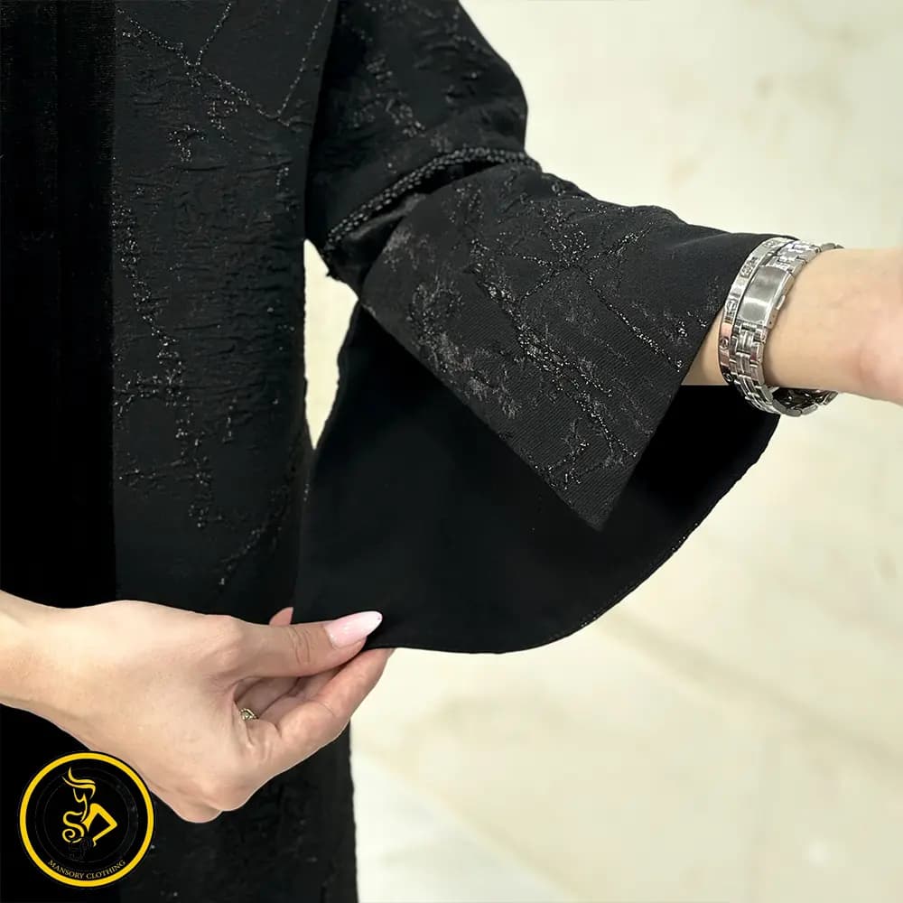 مانتو ژاکارد خرجکار مجلسی — تصویر ۴