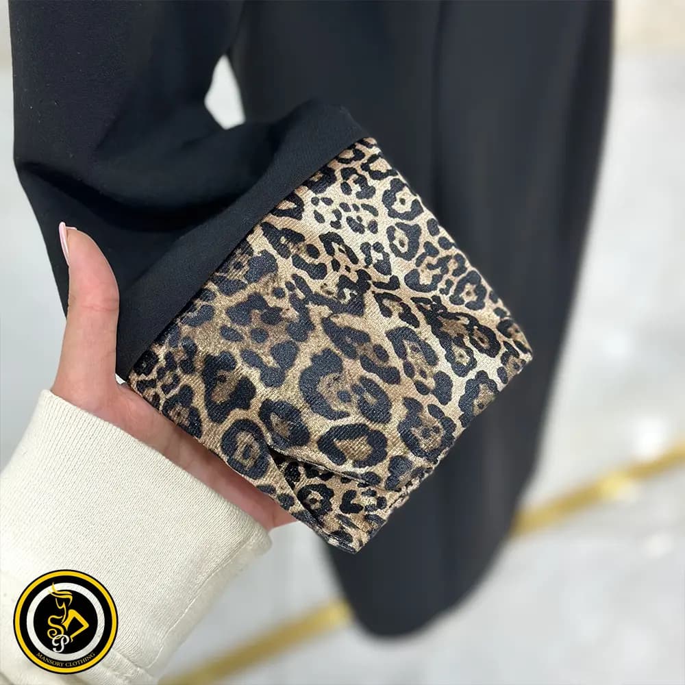 پیراهن مجلسی یقه پلنگی — تصویر ۳